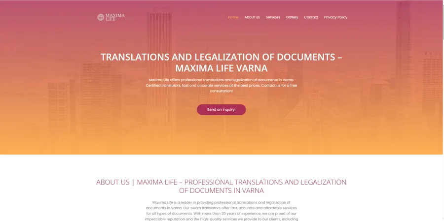 Clean, SEO-ready business website hand-built by WOPP